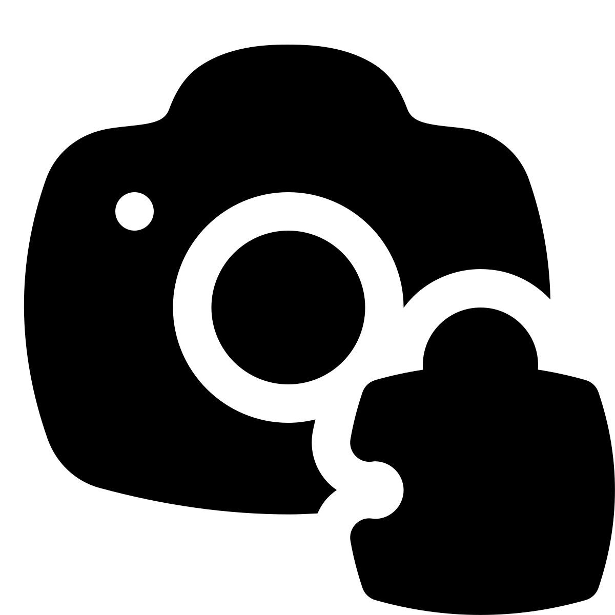 puffy filled style 카메라의 addon icon