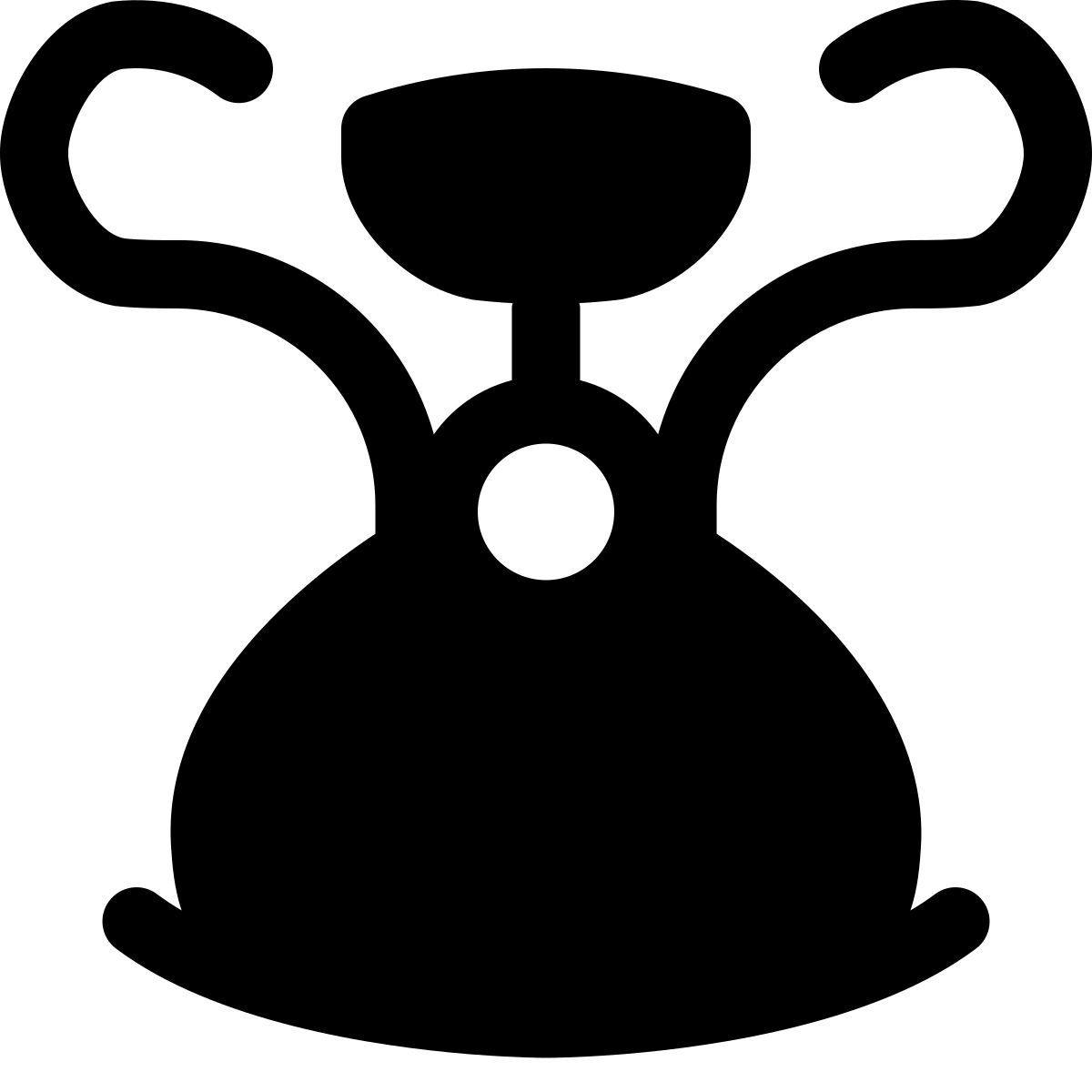puffy filled style bruciatore icon
