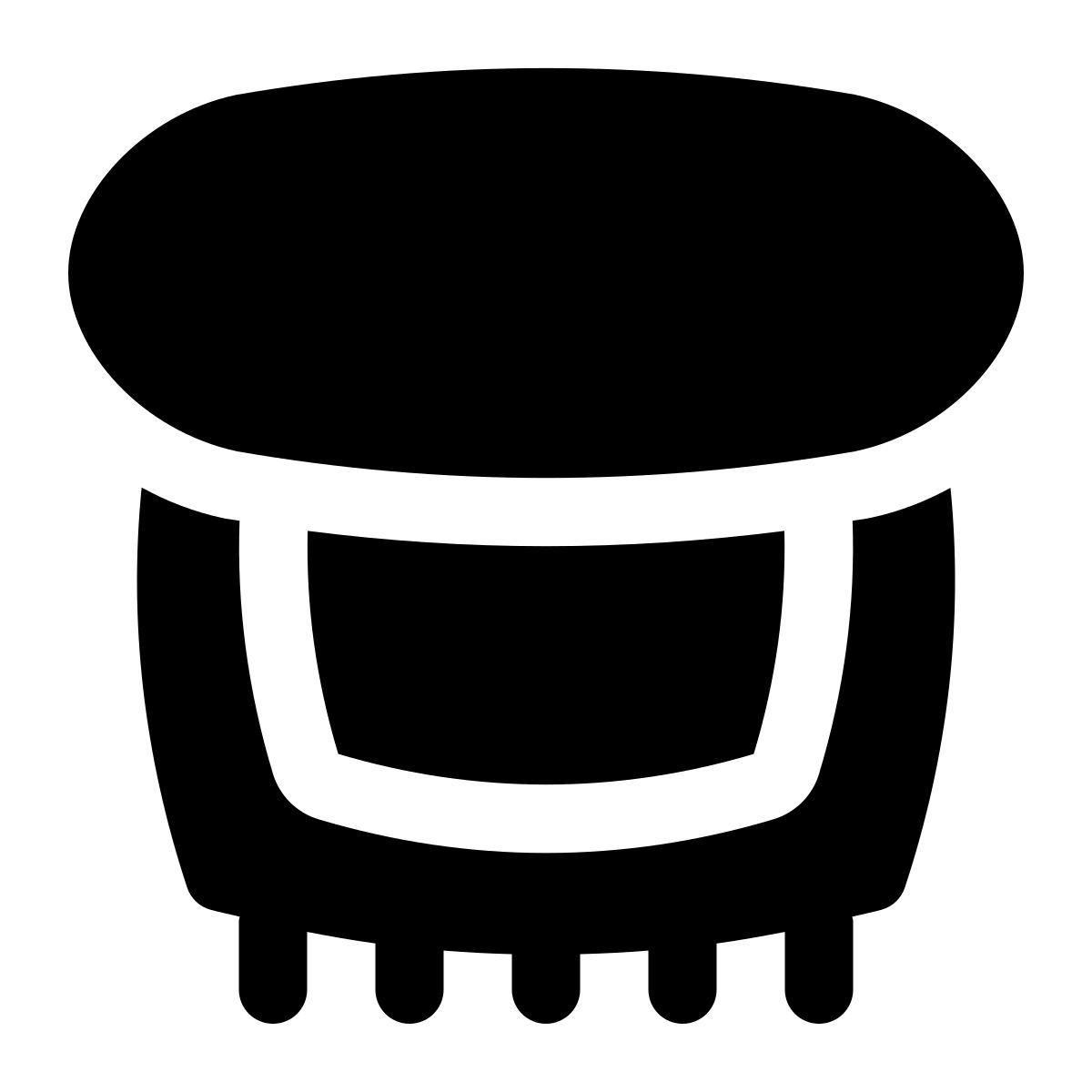 puffy filled style tapete icon