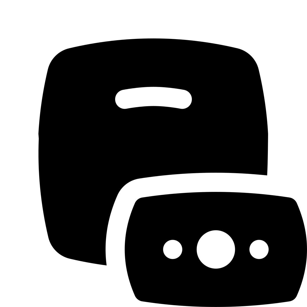 puffy filled style nachnahme icon