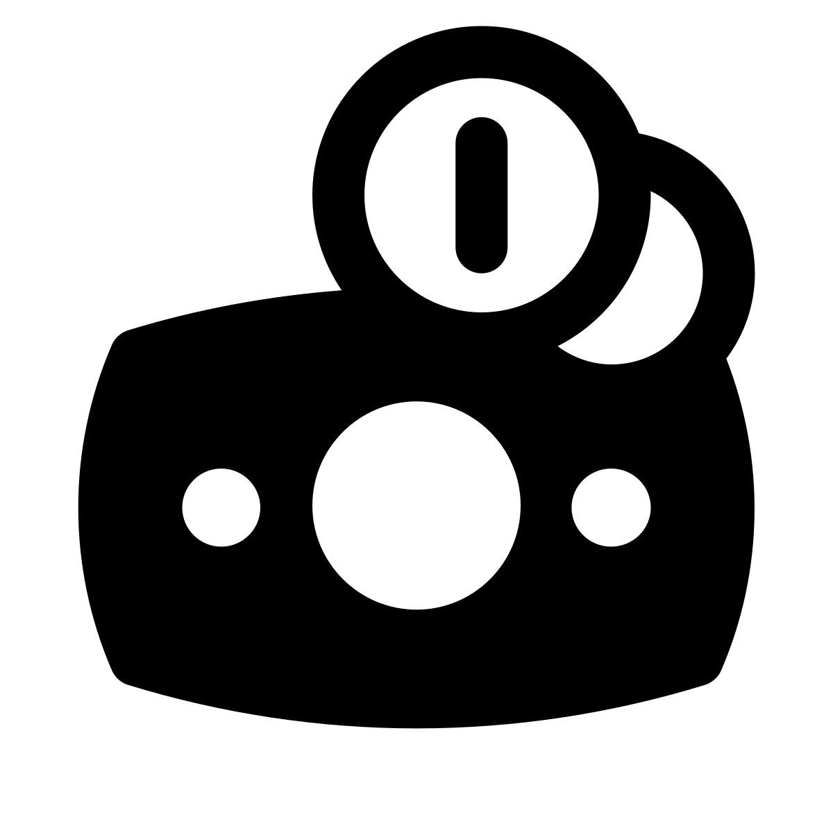 puffy filled style efectivo icon
