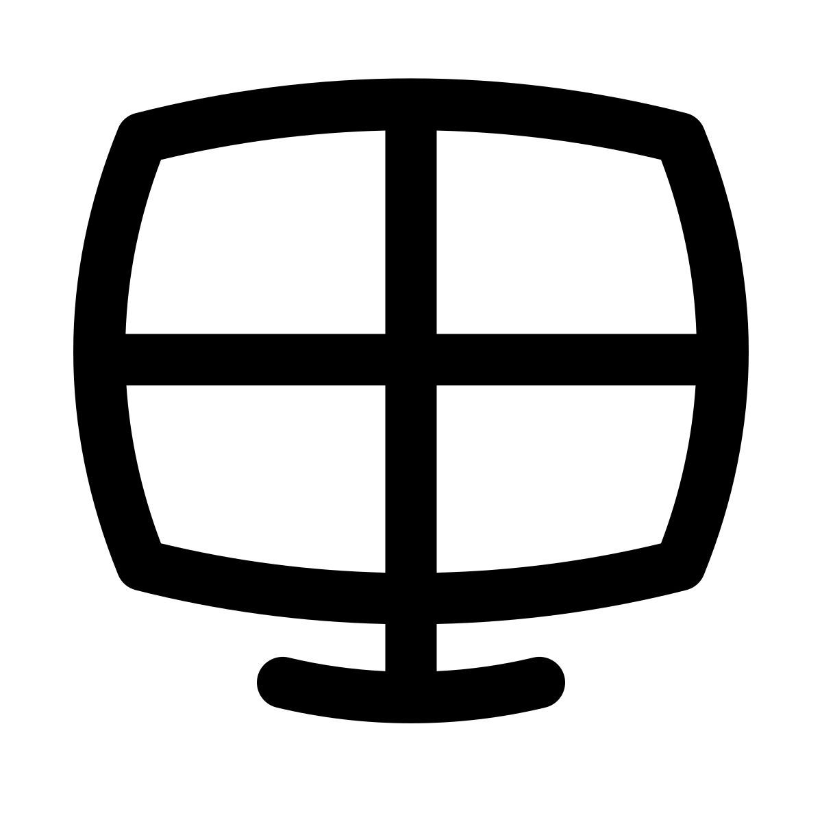 puffy filled style layout icon
