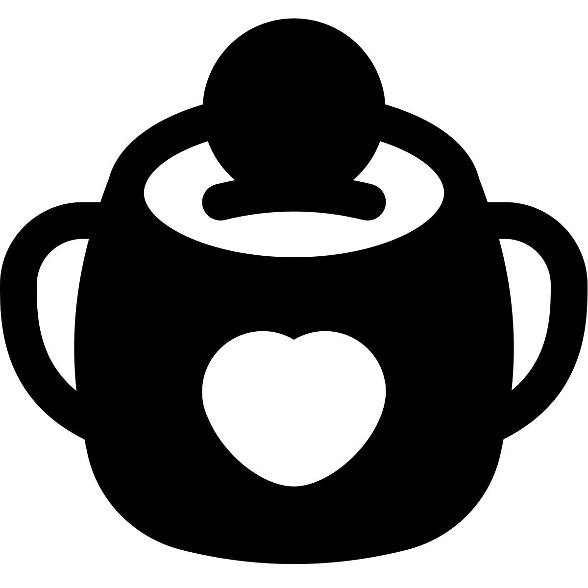 puffy filled style donación icon
