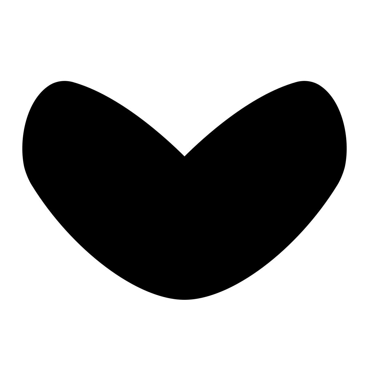 puffy filled style rangabzeichen runter icon