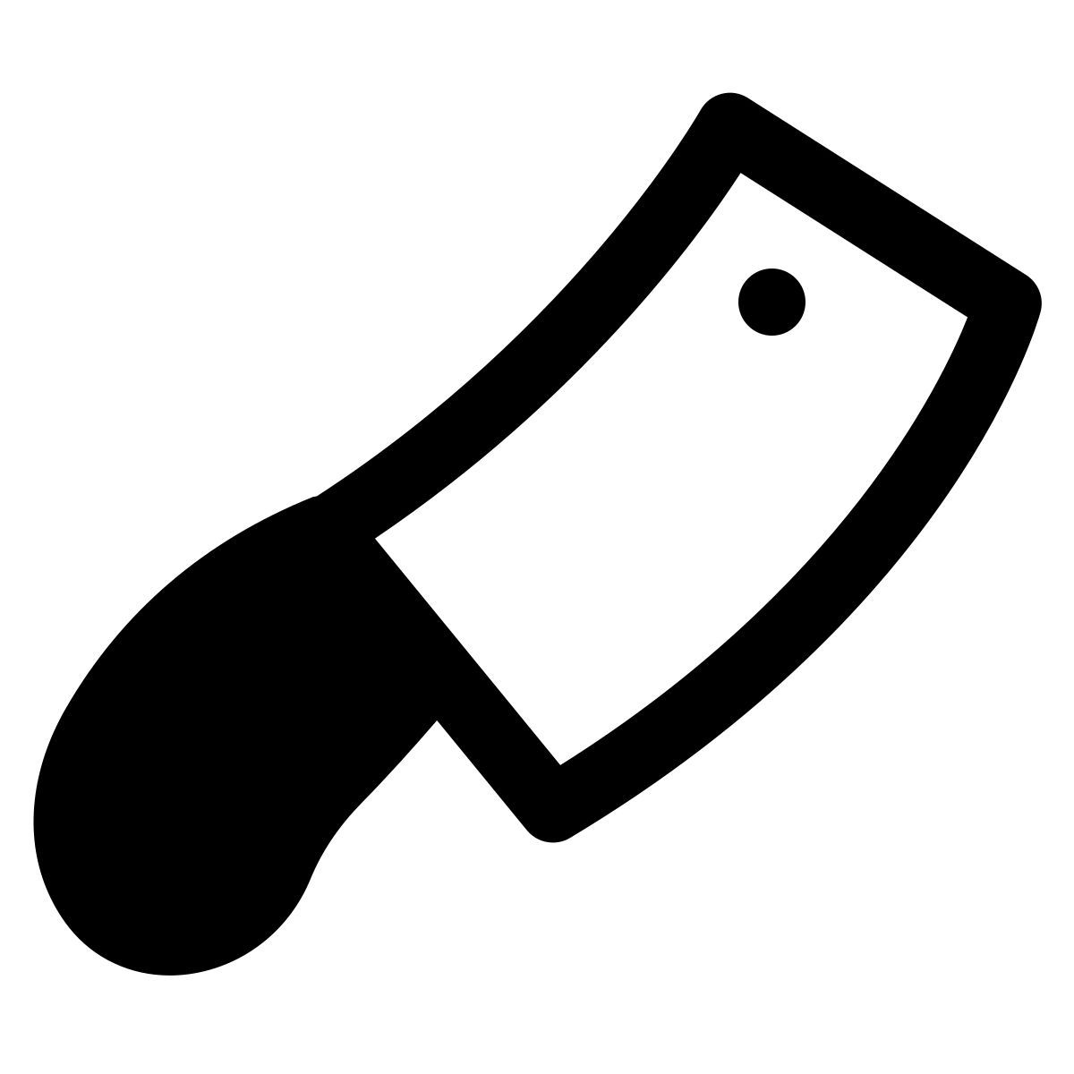 puffy filled style クリーバー icon