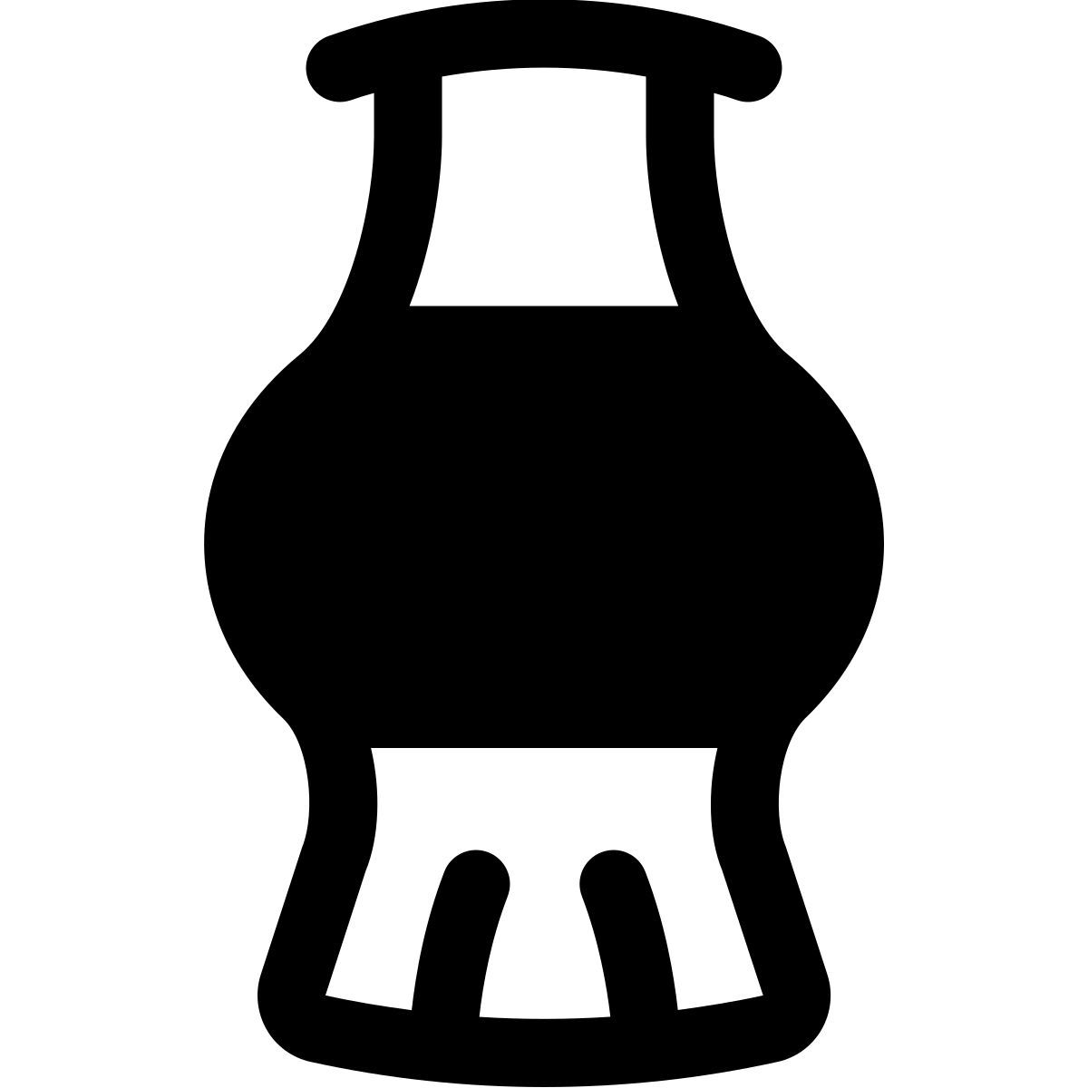 puffy filled style кола icon