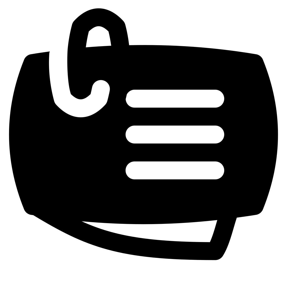 puffy filled style комбинированный билет icon