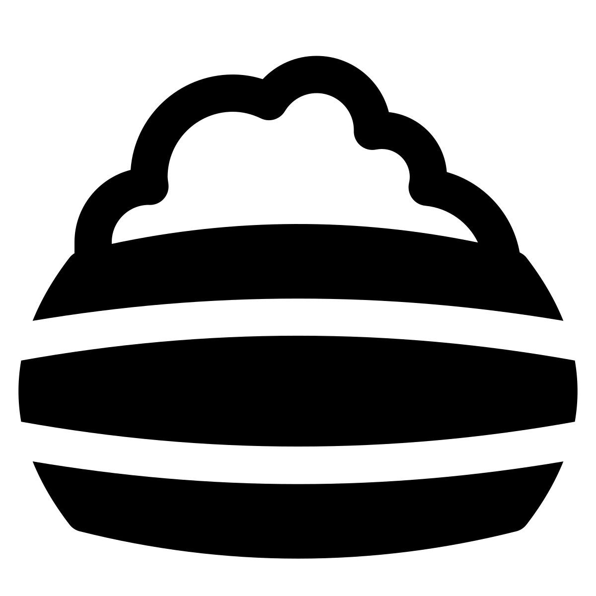 puffy filled style pilha de compostagem icon