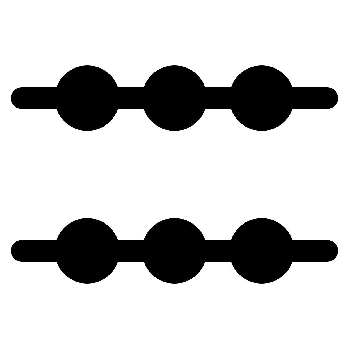 puffy filled style connected no data icon
