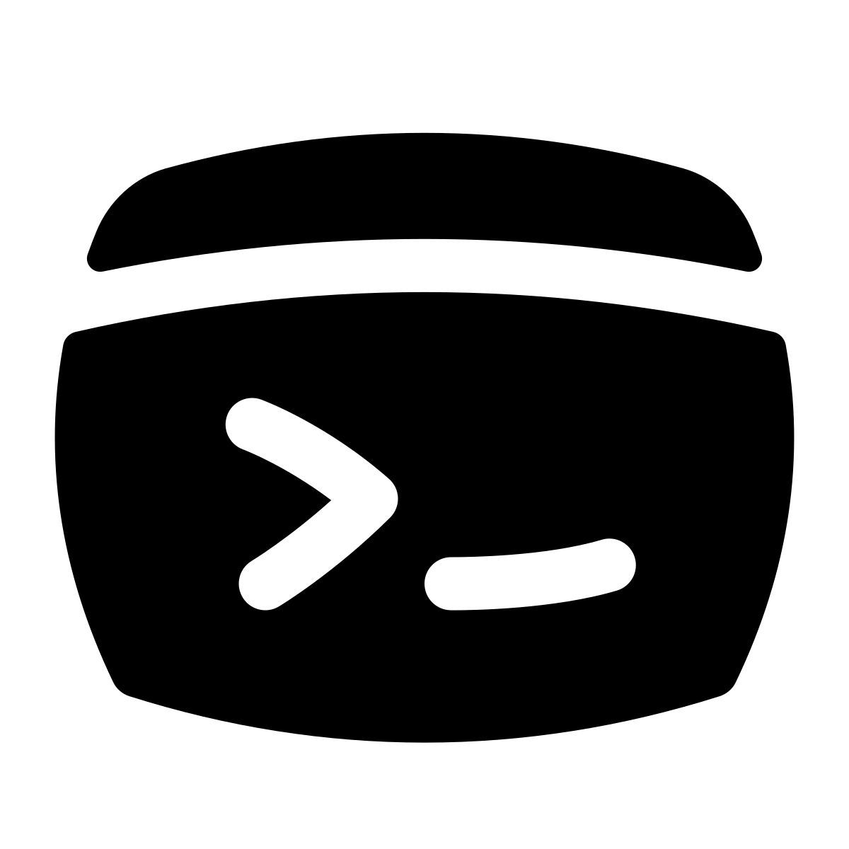 puffy filled style 콘솔 icon