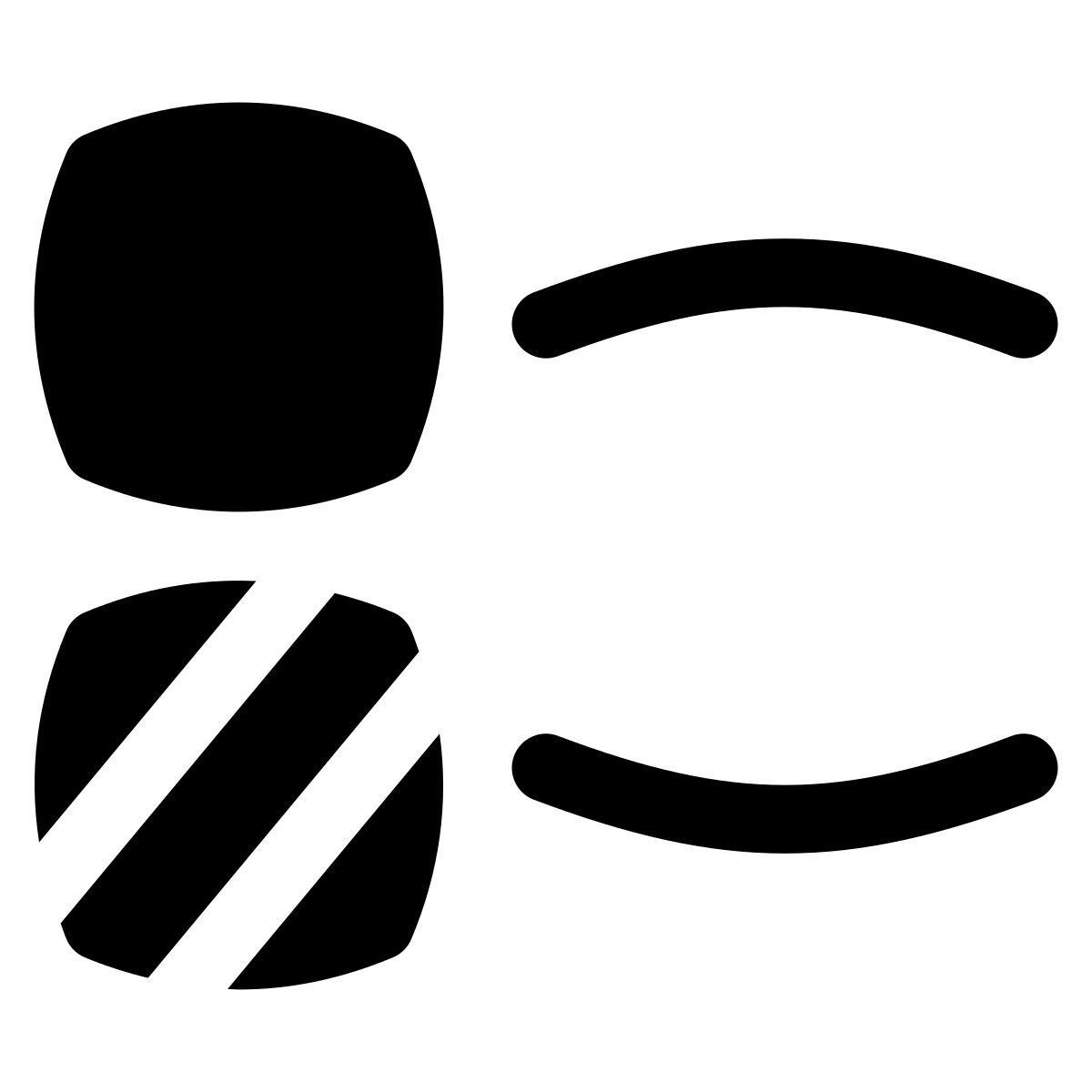 puffy filled style contenu icon