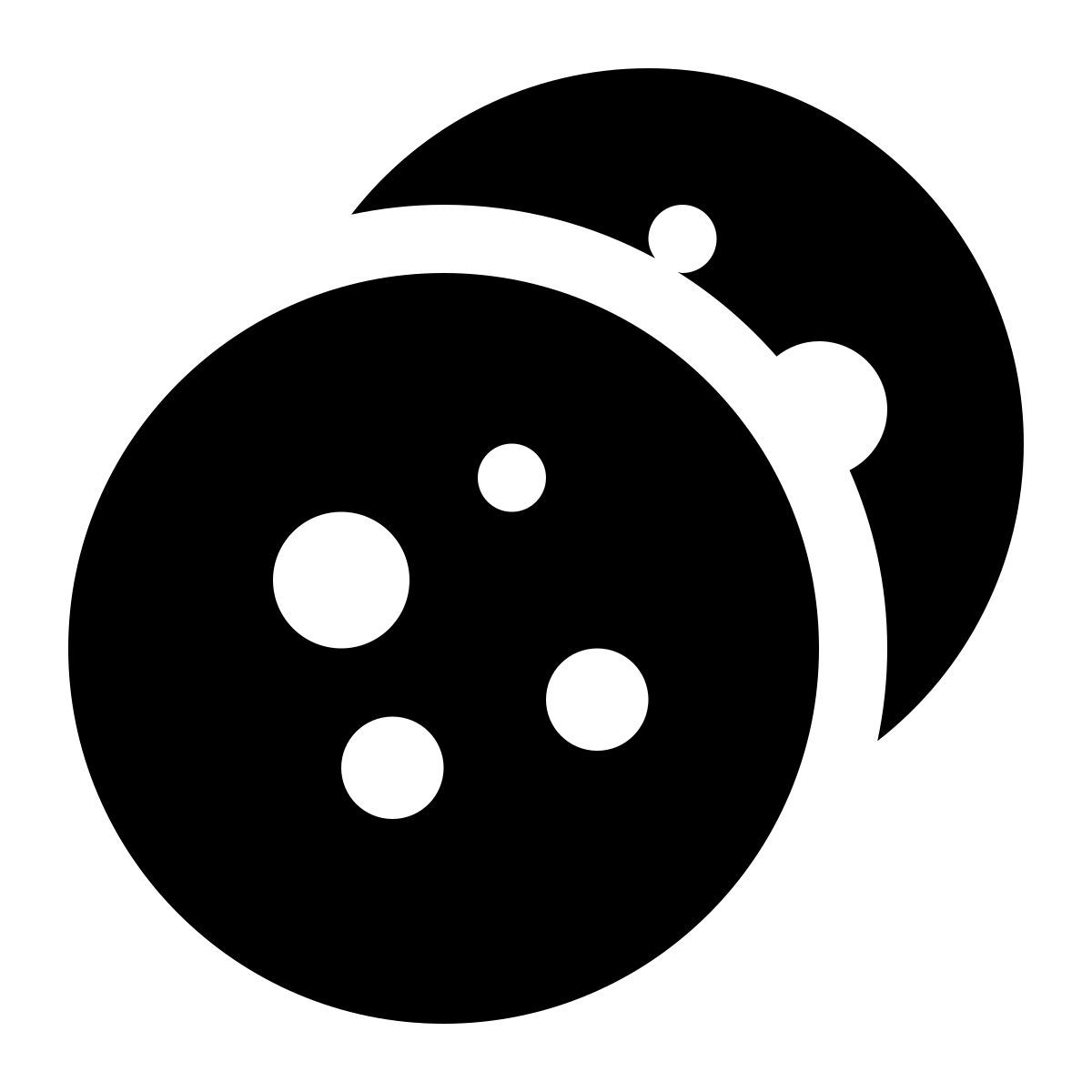 puffy filled style печенье icon