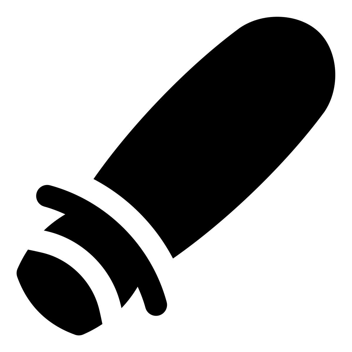 puffy filled style cosh weapon icon