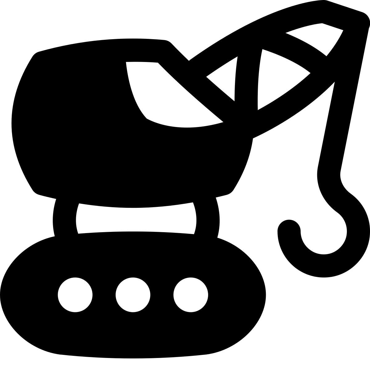 puffy filled style grue icon