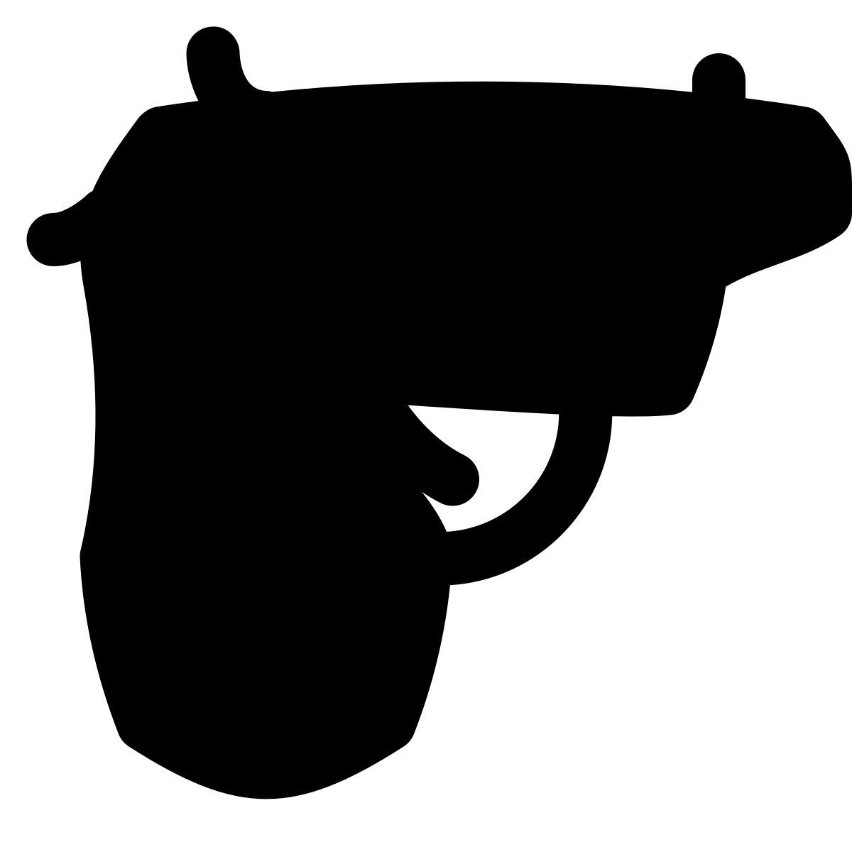 puffy filled style crimen icon