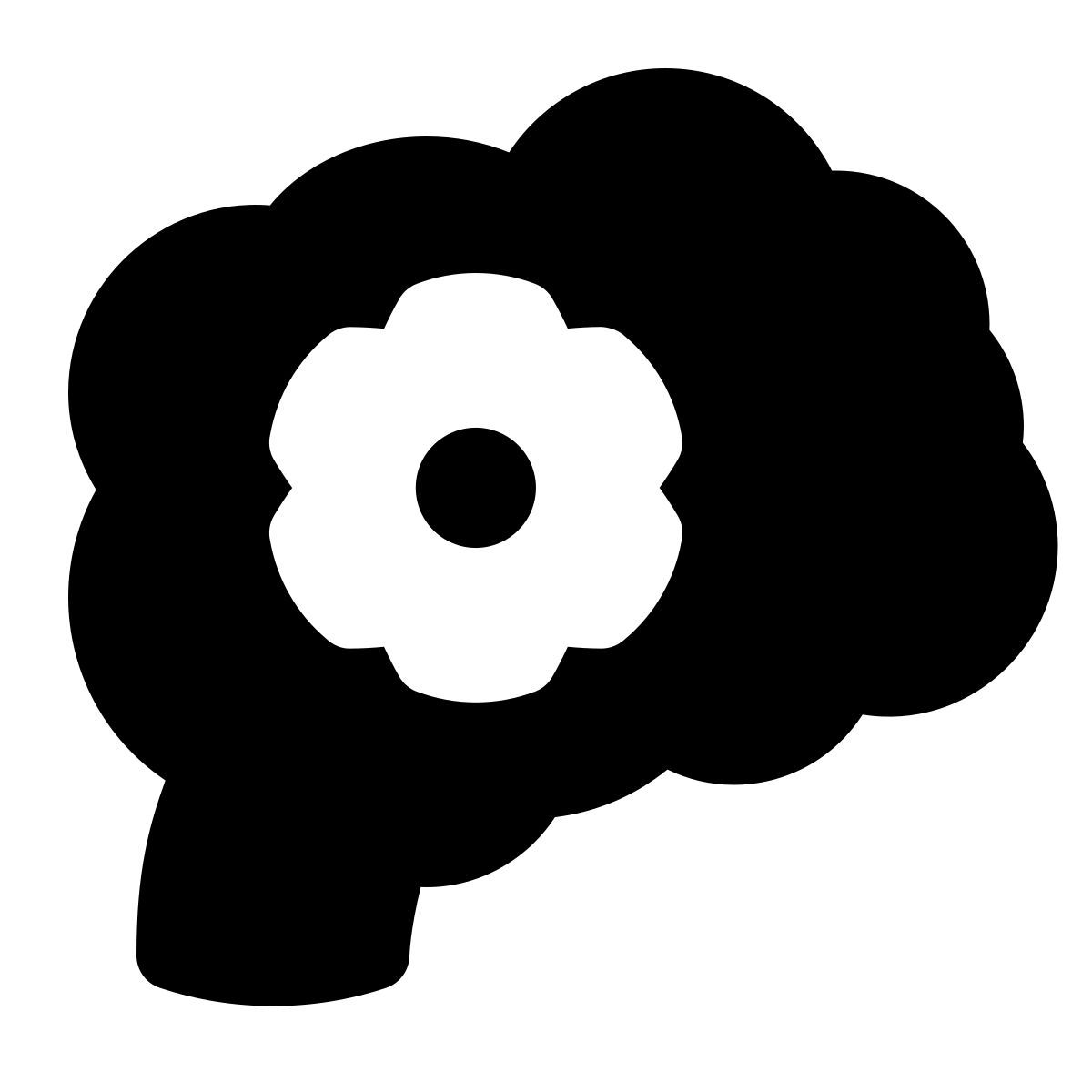 puffy filled style pensée critique icon