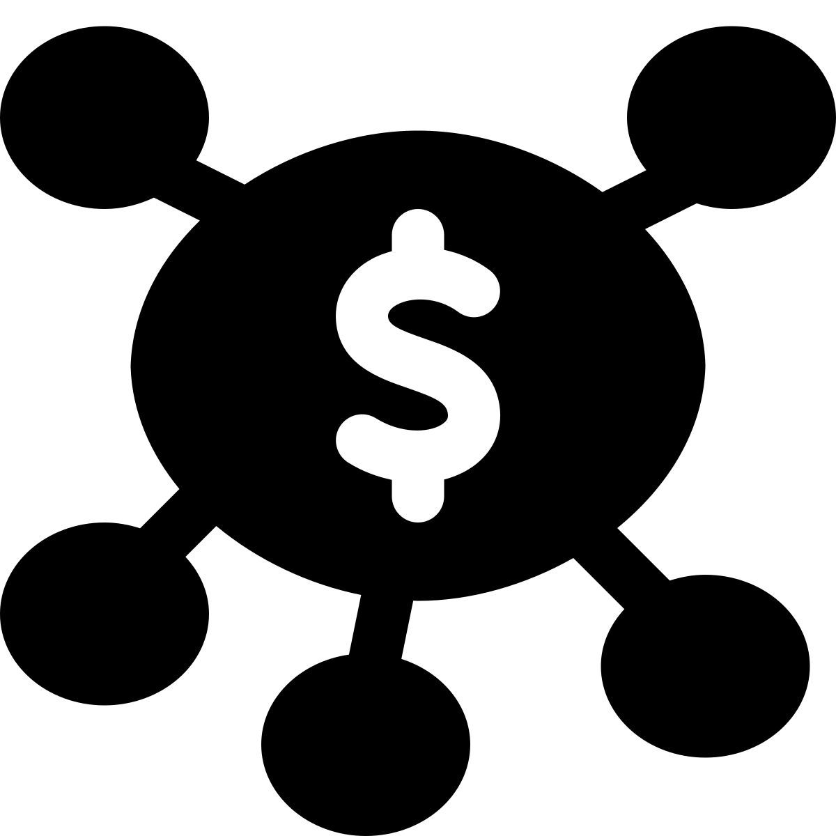 puffy filled style finanziamento collettivo icon