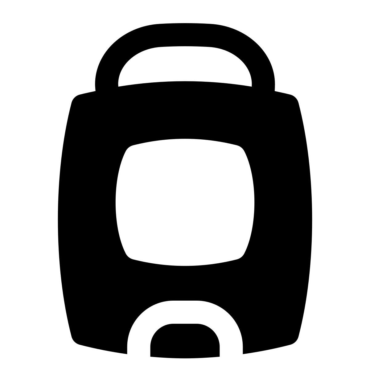 puffy filled style deodorant stick icon