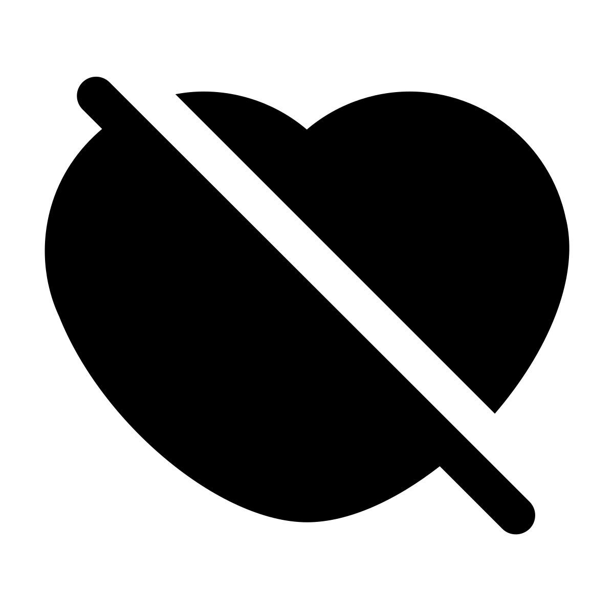 puffy filled style gefällt nicht icon