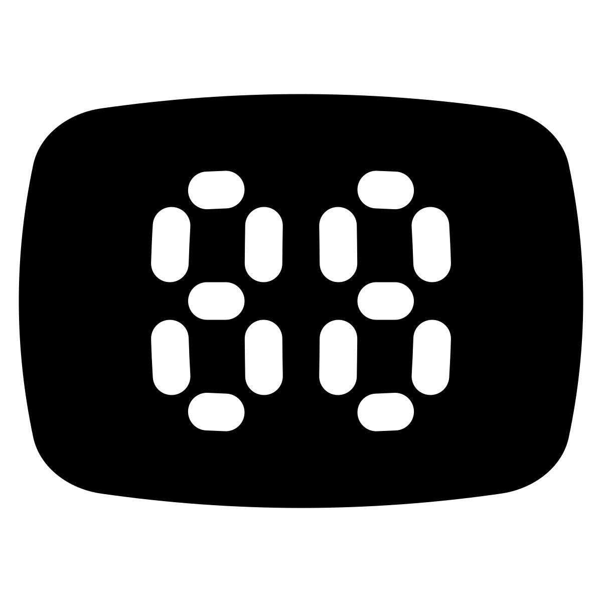 puffy filled style display icon