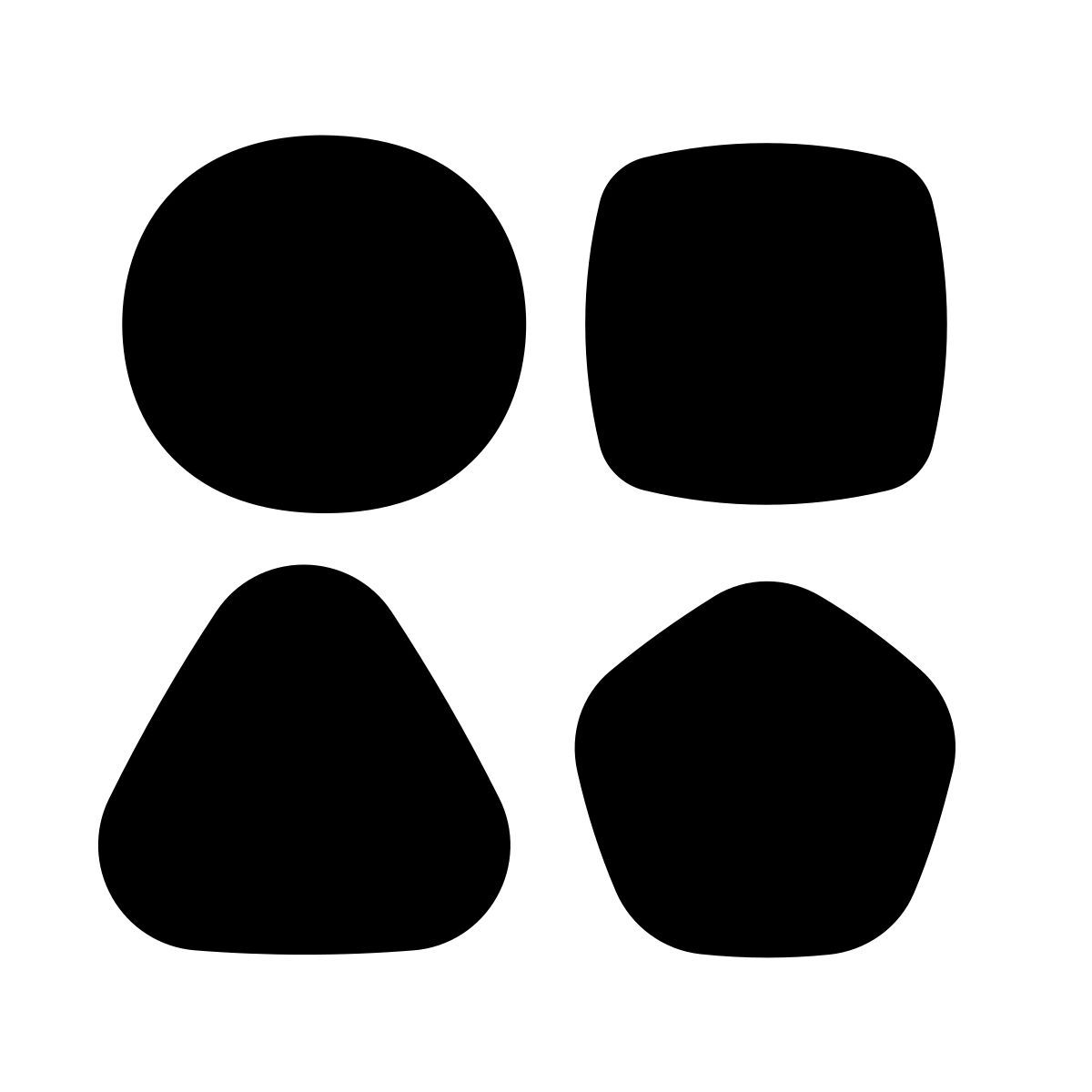 puffy filled style diversité icon