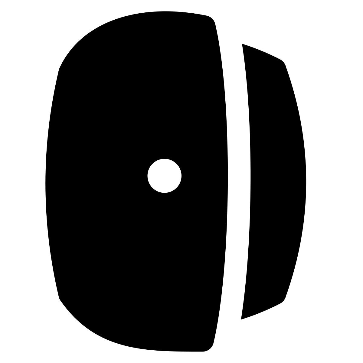 puffy filled style tür geöffnet icon