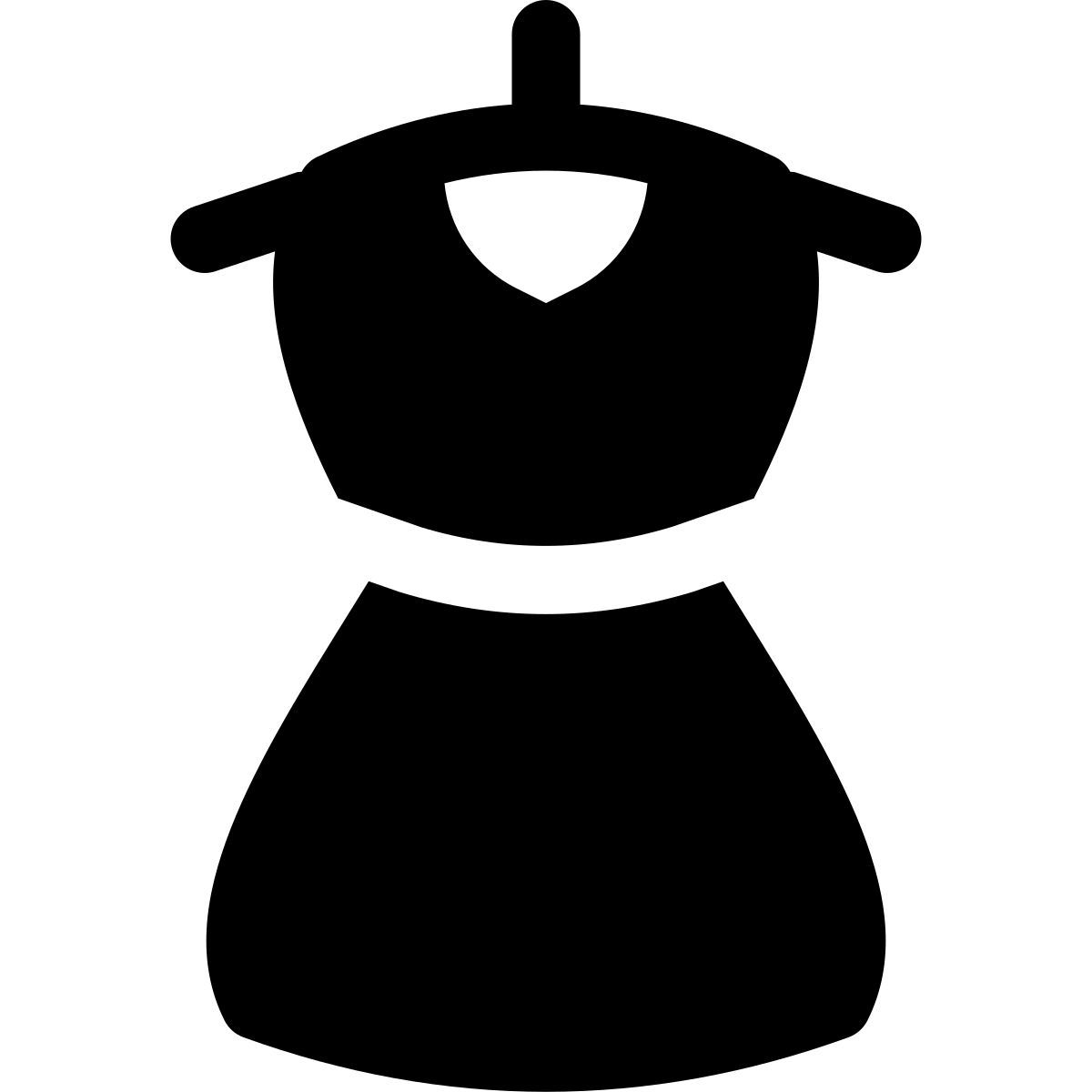 puffy filled style robe icon