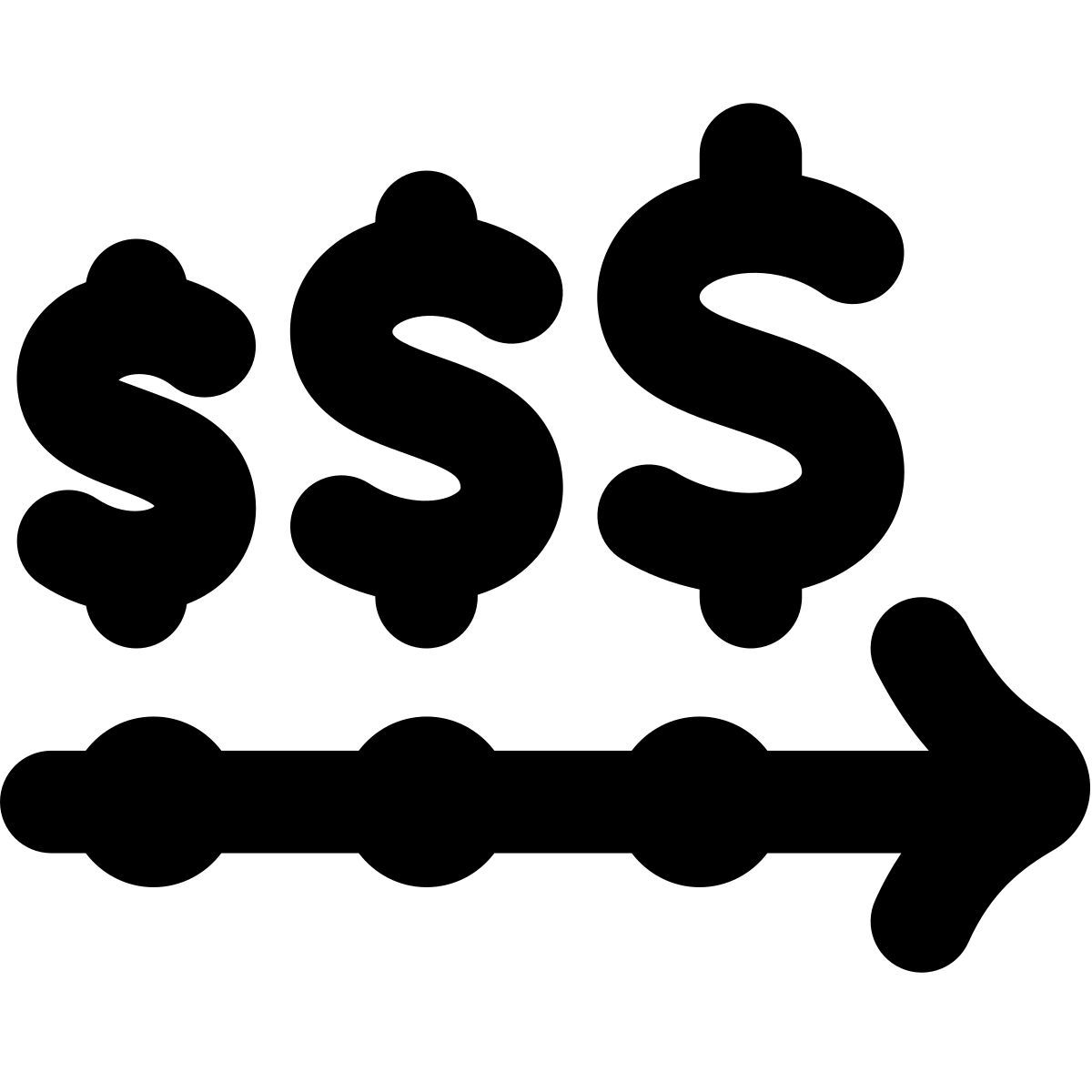 puffy filled style duration finance icon