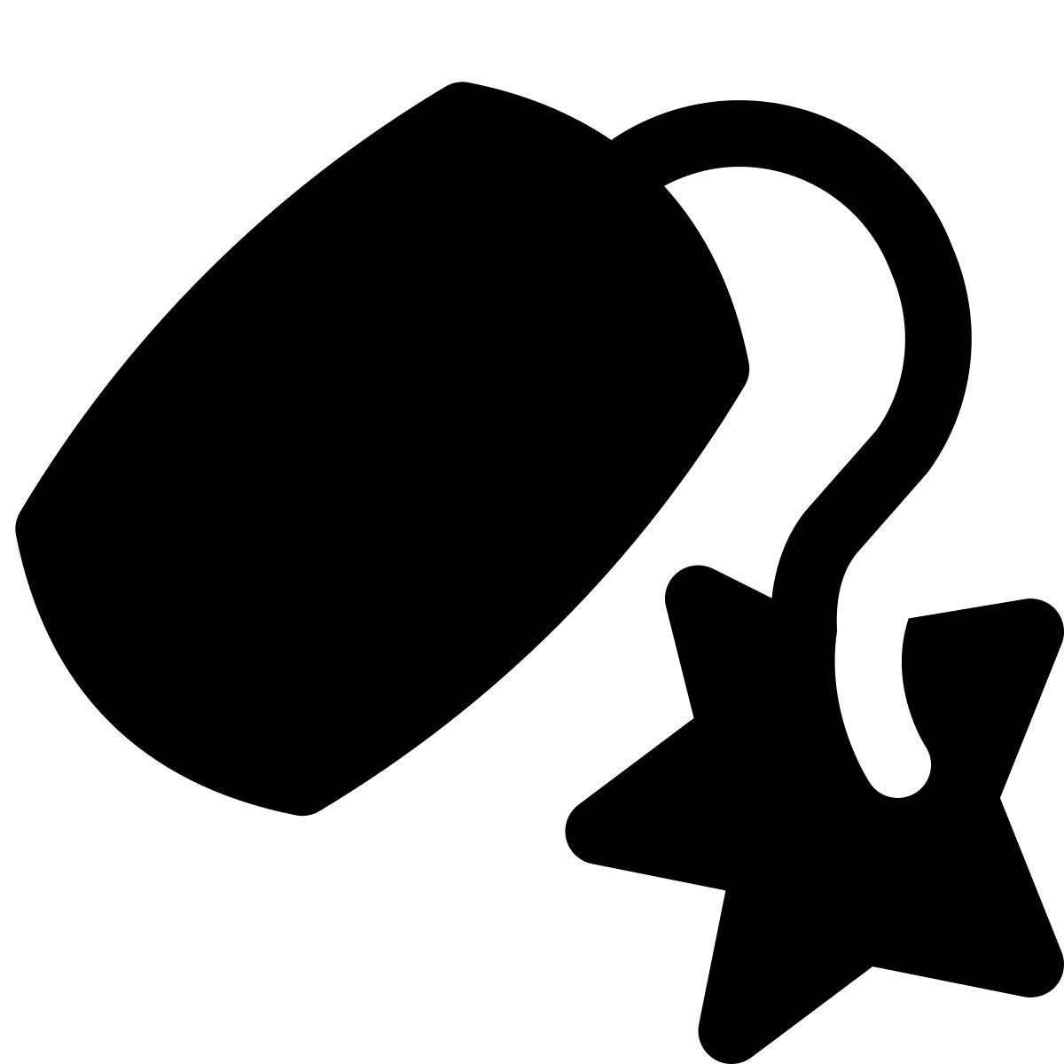puffy filled style dinamita icon