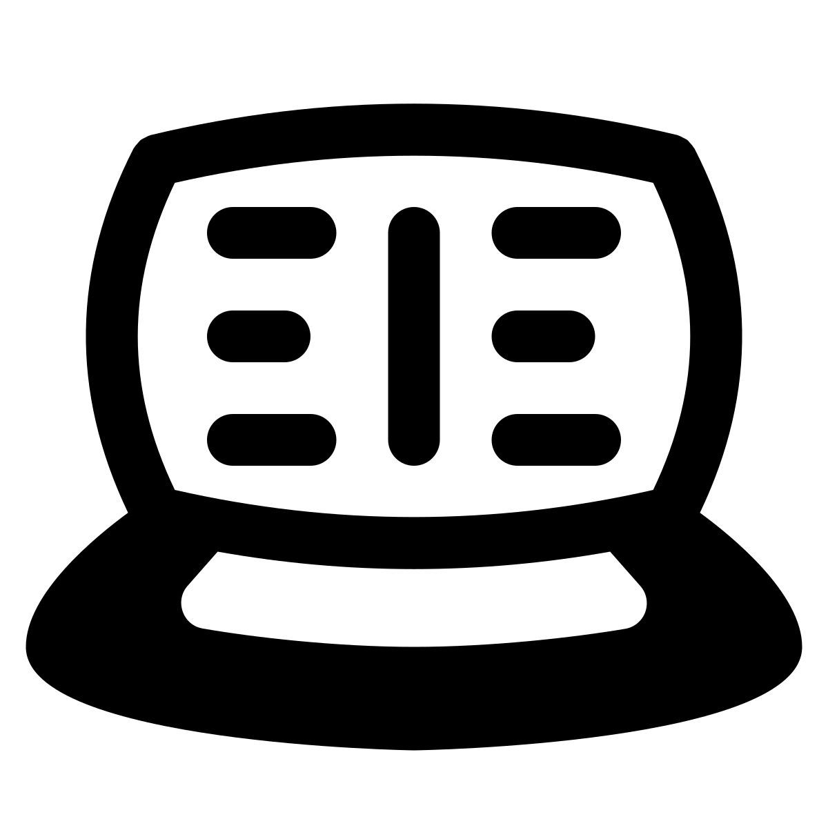 puffy filled style e learning icon