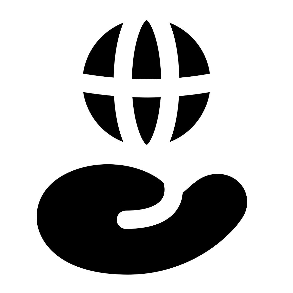 puffy filled style cuidado da terra icon