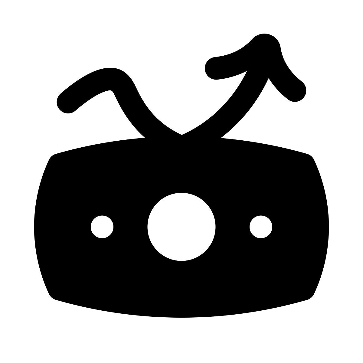 puffy filled style profit icon