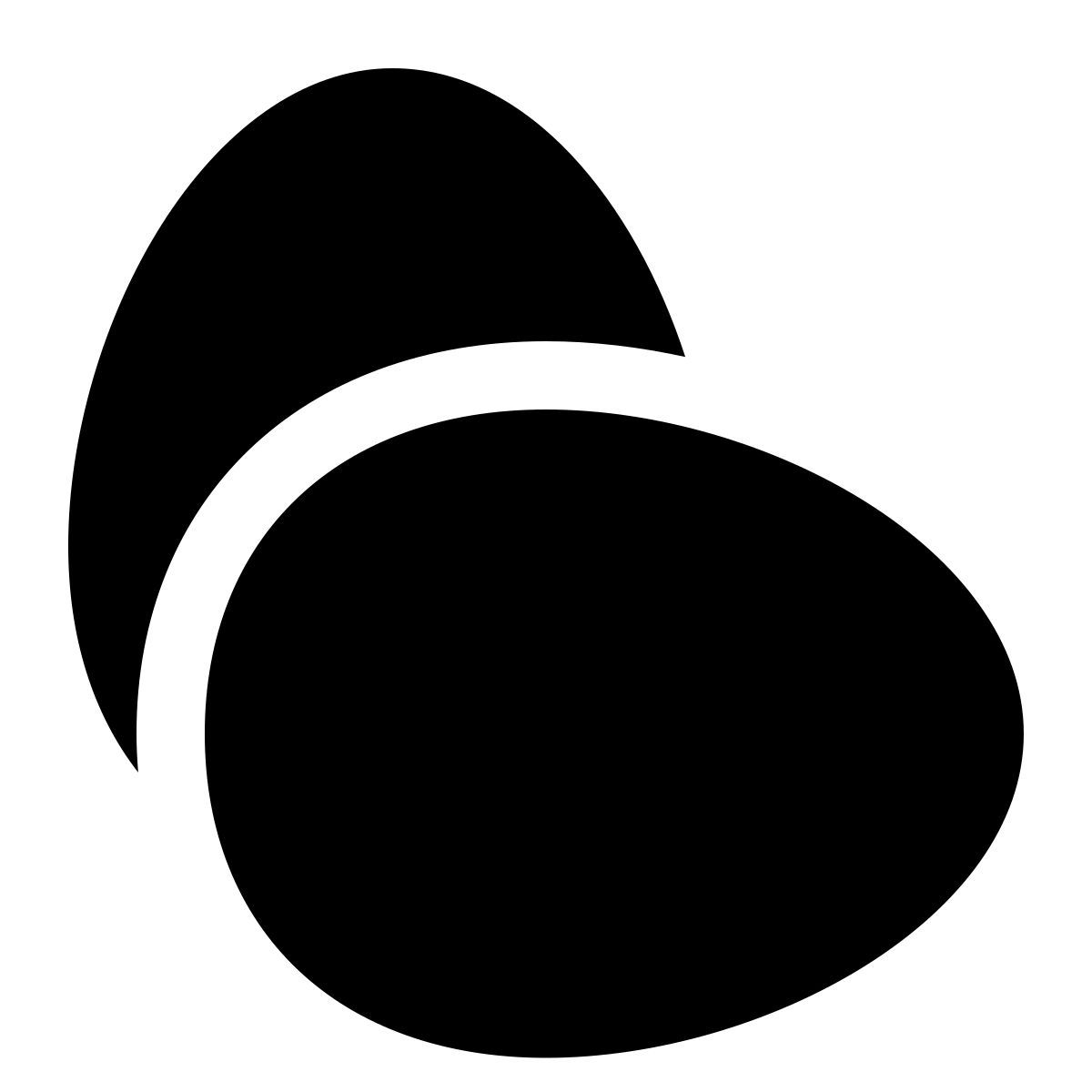 puffy filled style яйца icon