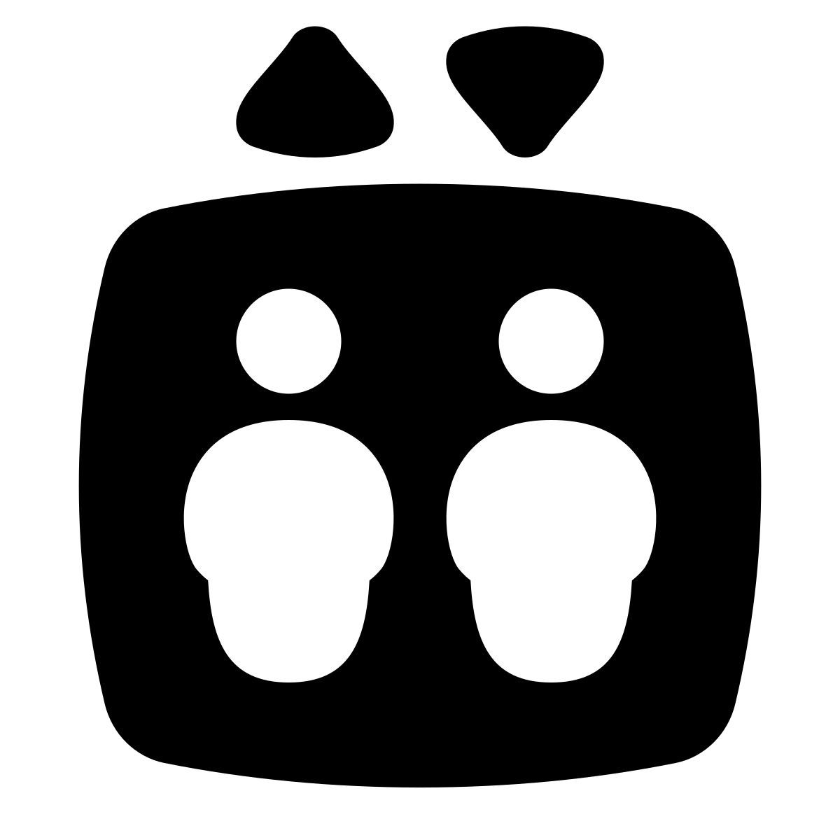 puffy filled style aufzug icon