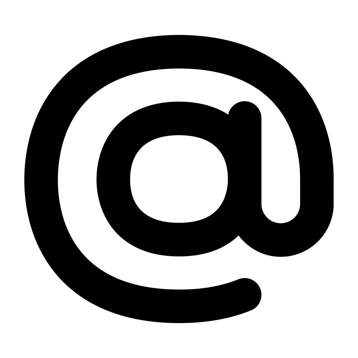 puffy filled style posta elettronica icon