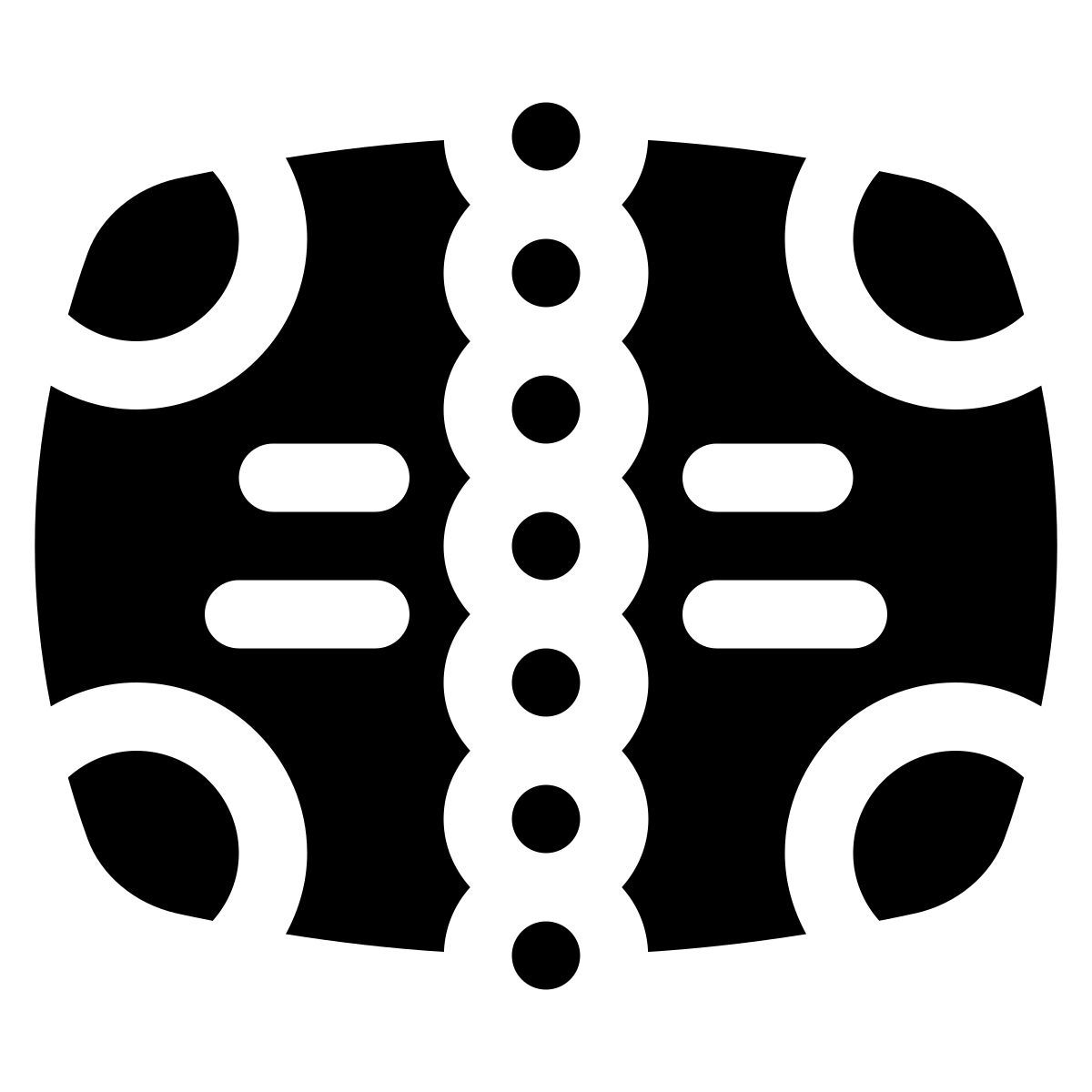 puffy filled style equity security icon