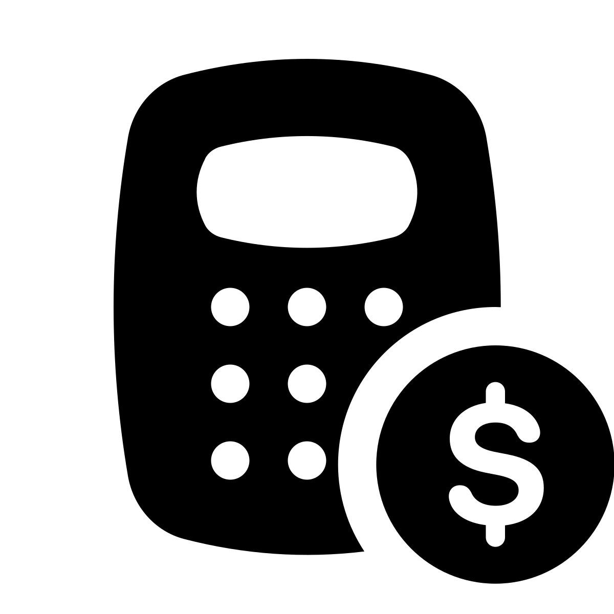 puffy filled style 计算 icon