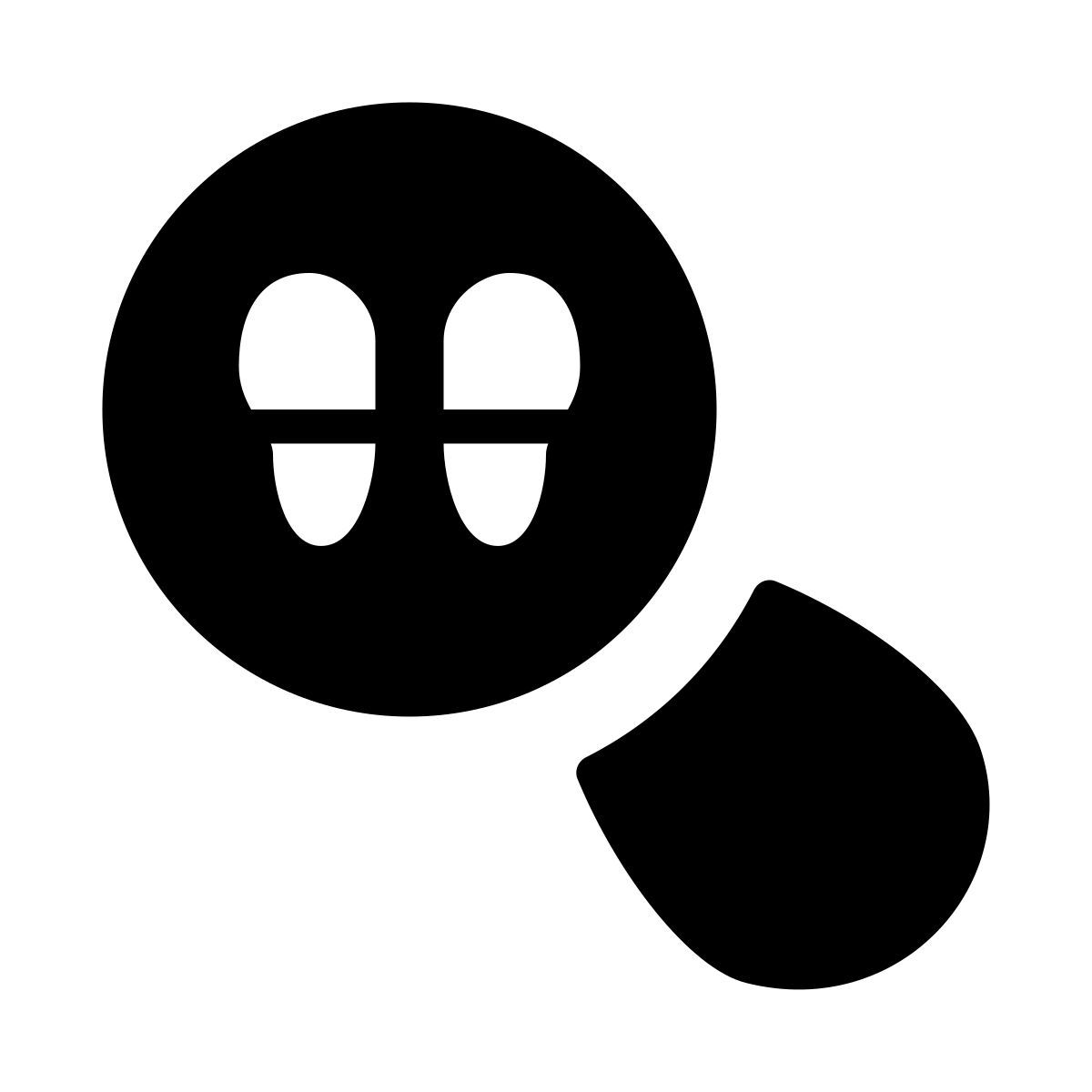 puffy filled style evidence icon