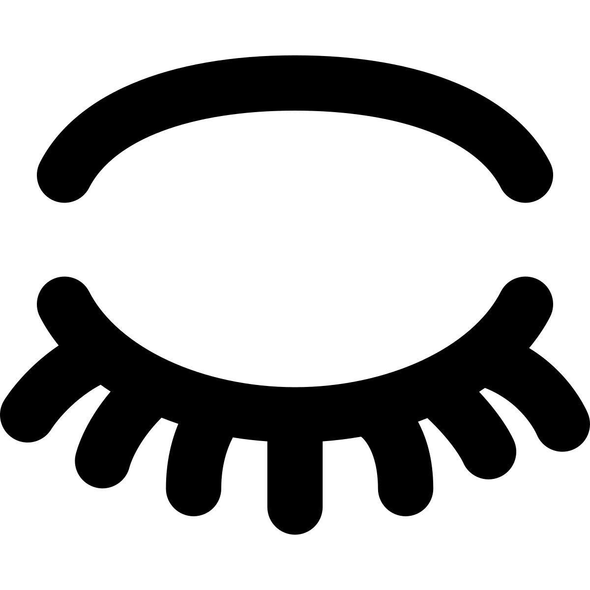 puffy filled style cils 2d icon