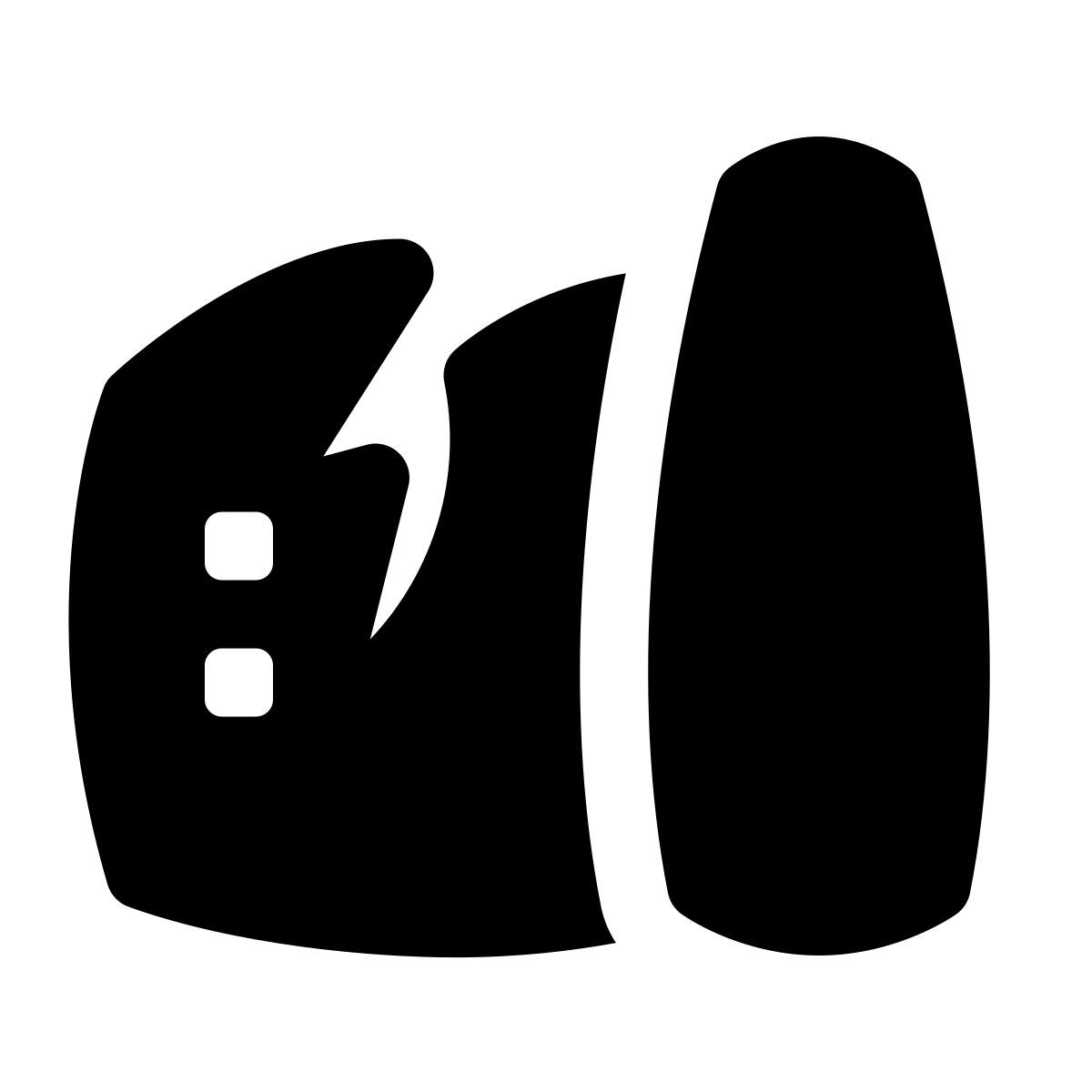puffy filled style factory breakdown icon