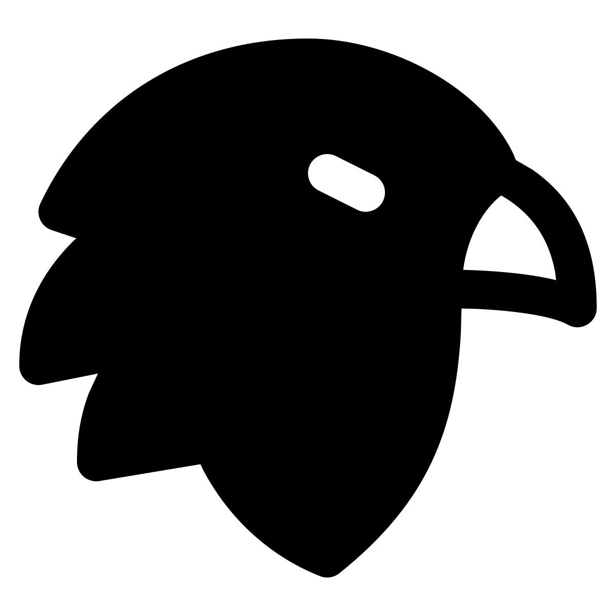 puffy filled style faucon icon