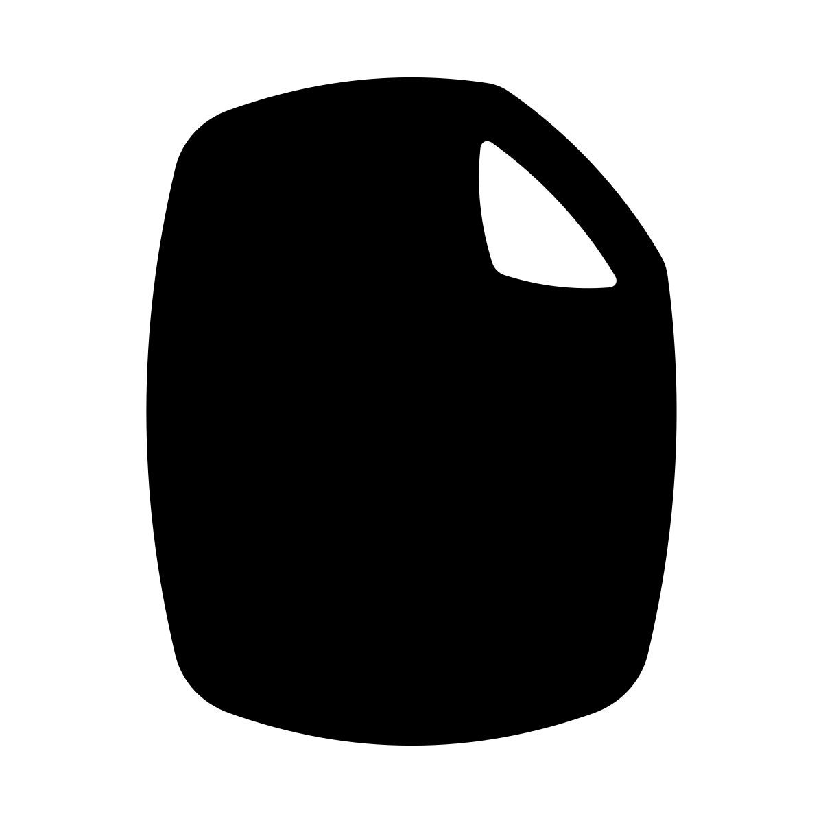 puffy filled style file icon