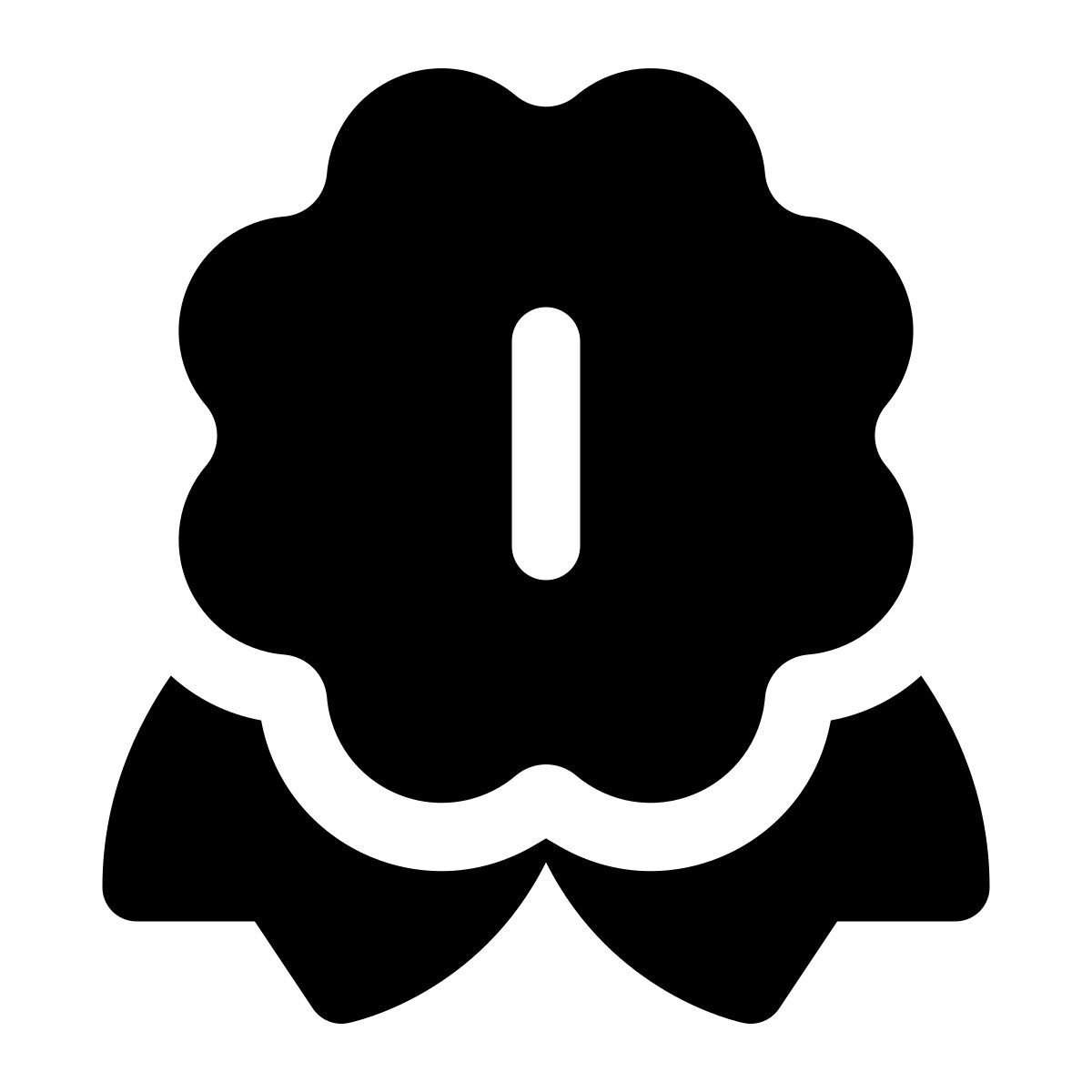 puffy filled style achievement icon