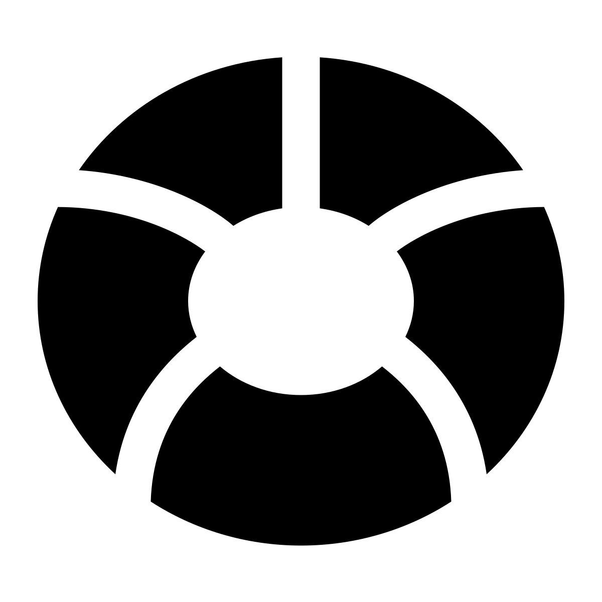 puffy filled style float icon