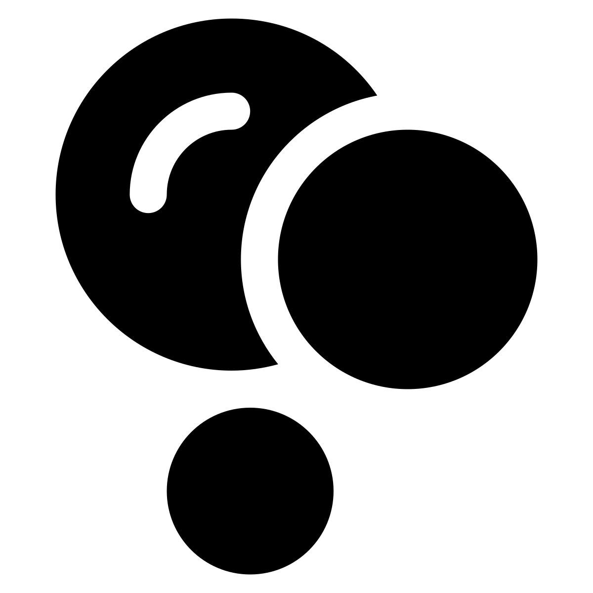 puffy filled style пузыри пены icon