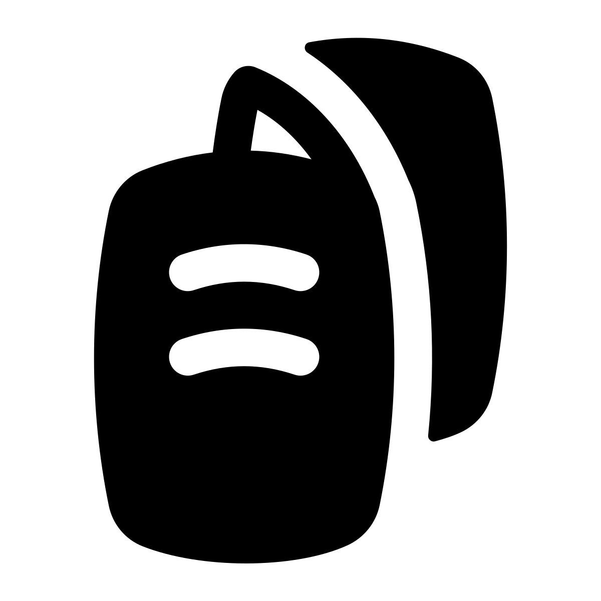 puffy filled style 折叠小册子 icon