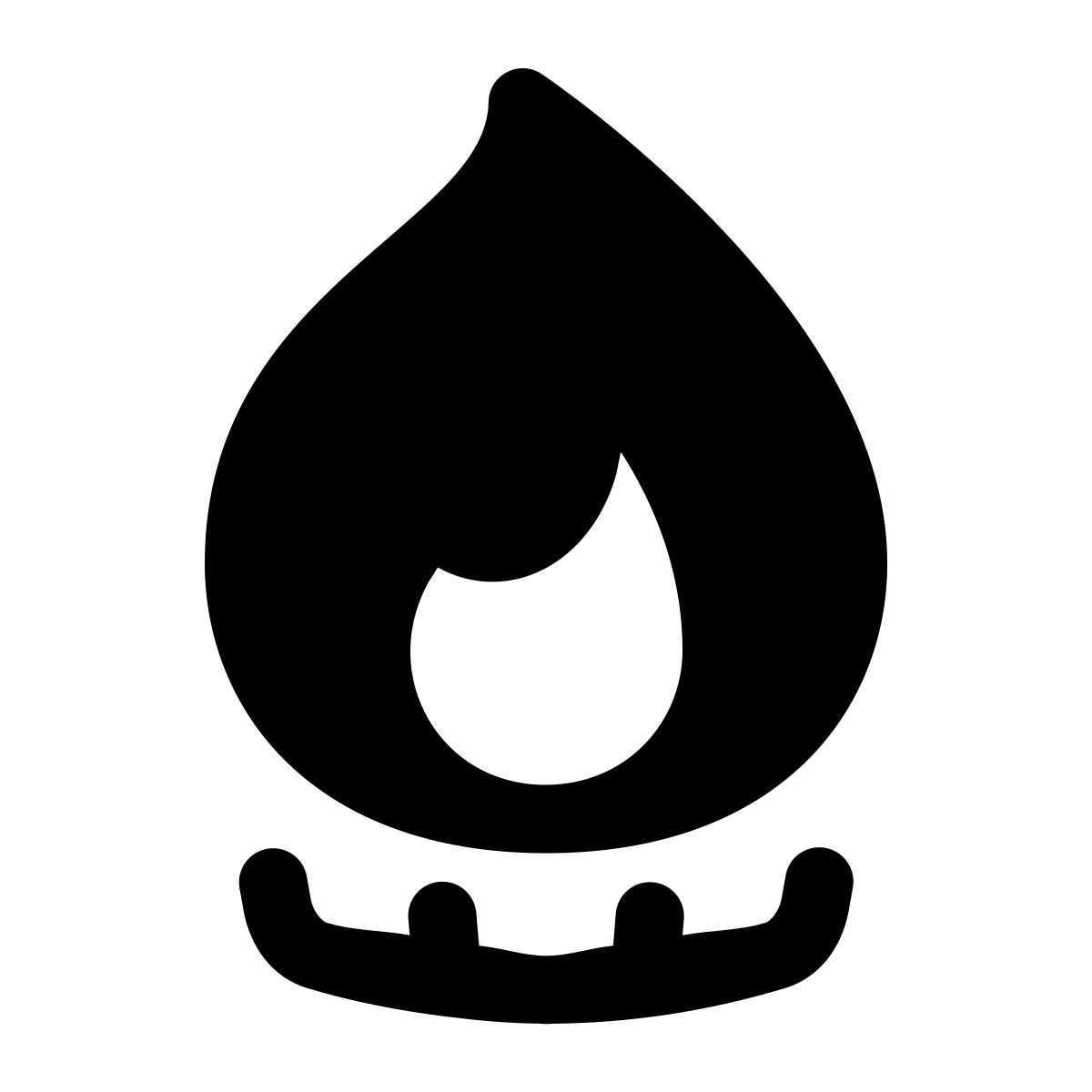 puffy filled style gasindustrie icon