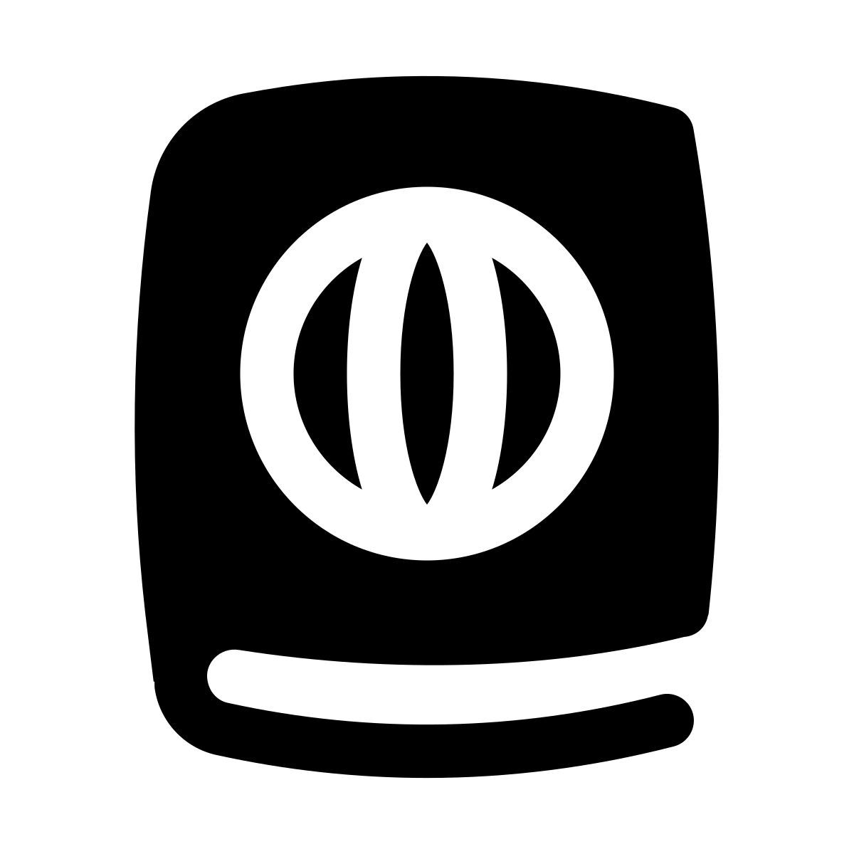 puffy filled style 地理书 icon