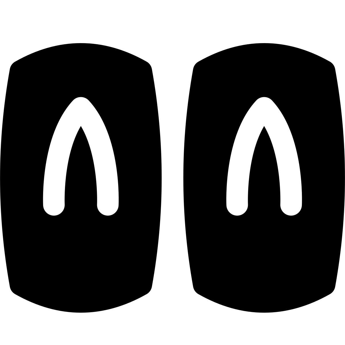 puffy filled style geta icon