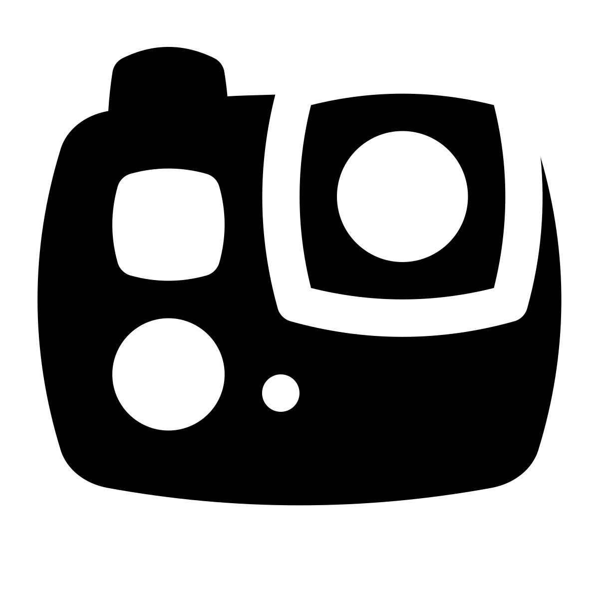 puffy filled style gopro icon